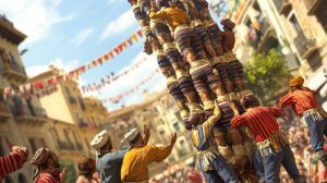 origen valenciano de los castellers