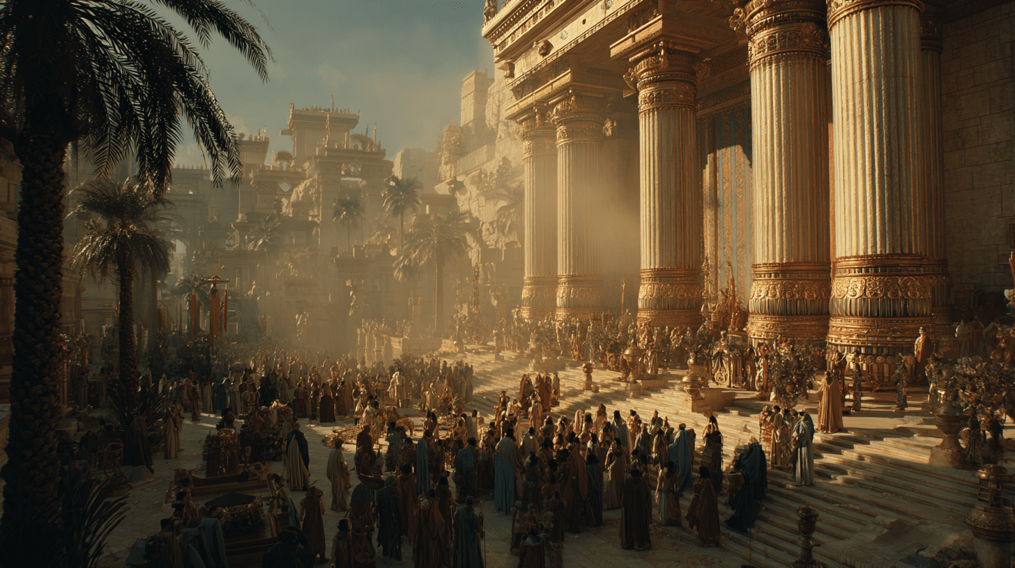 Imperio persa en su máximo esplendor en Persépolis